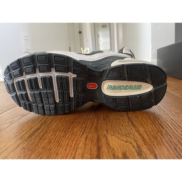 2009 Nike Air Max Turbulence IV Running Shoes Gray Teal Black 396642-001 Size 8 - Picture 15 of 16